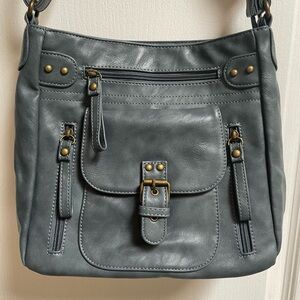 Stylish blue crossbody Shoulder Bag